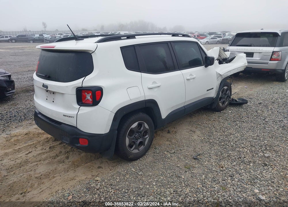 2017 JEEP RENEGADE SPORT FWD VIN: ZACCJAAB7HPF78750