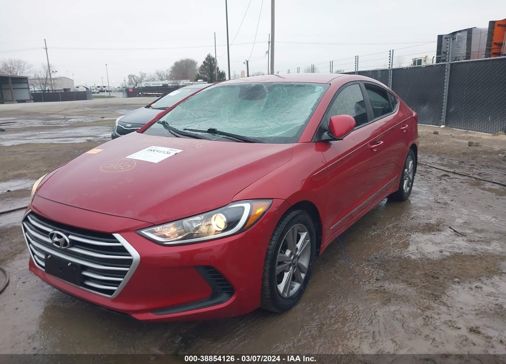 2018 HYUNDAI ELANTRA VIN: KMHD84LF0JU453042