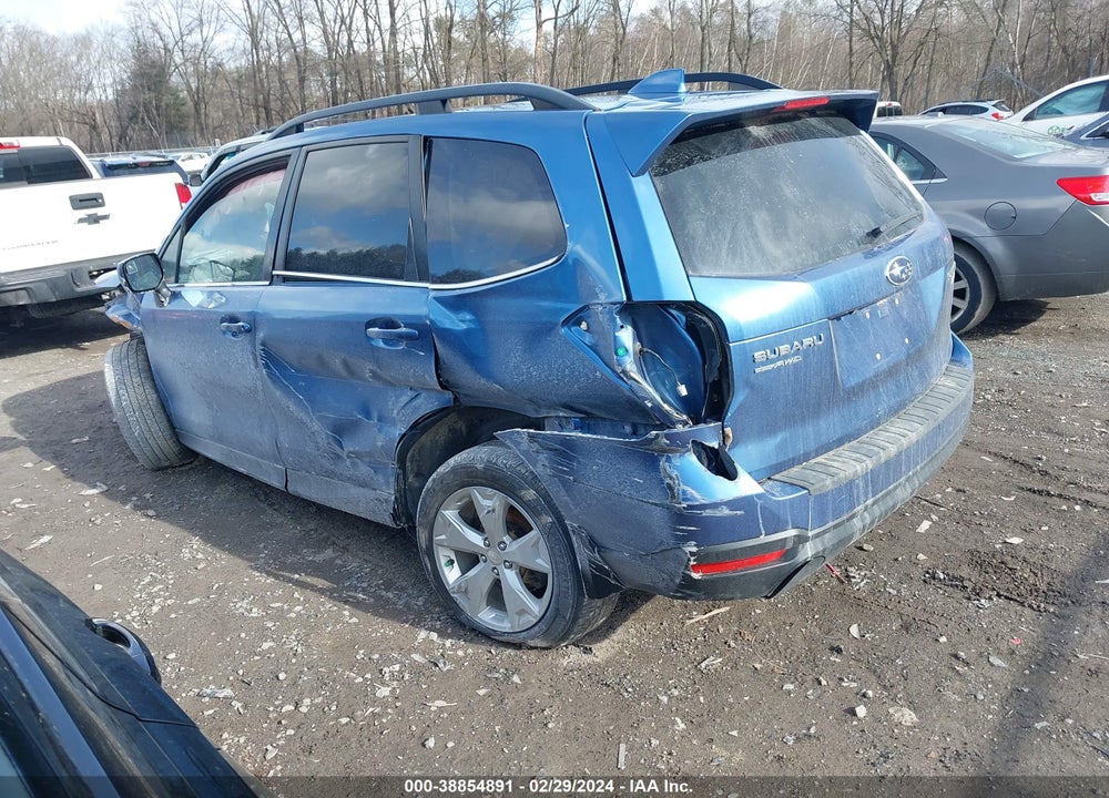 2016 SUBARU FORESTER 2.5I LIMITED VIN: JF2SJAKC8GH485701