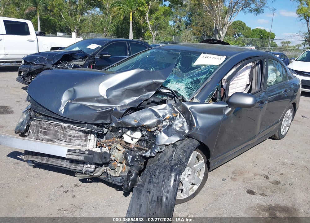 2011 HONDA CIVIC LX VIN: 19XFA1F58BE036061