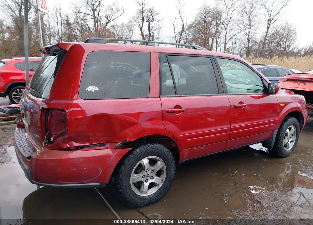 2006 HONDA PILOT EX-L VIN: 2HKYF18546H535433