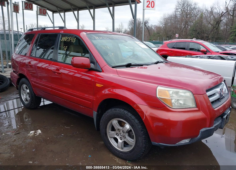 2006 HONDA PILOT EX-L VIN: 2HKYF18546H535433