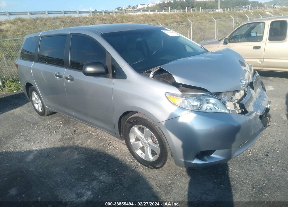 2017 TOYOTA SIENNA L 7 PASSENGER VIN: 5TDZZ3DC2HS869422