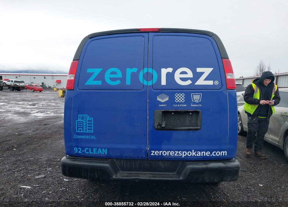 2018 CHEVROLET EXPRESS 3500 WORK VAN VIN: 1GCZGHFG3J1178003