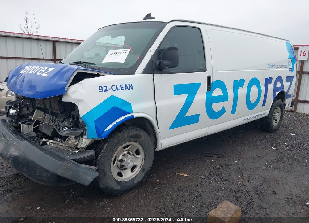 2018 CHEVROLET EXPRESS 3500 WORK VAN VIN: 1GCZGHFG3J1178003