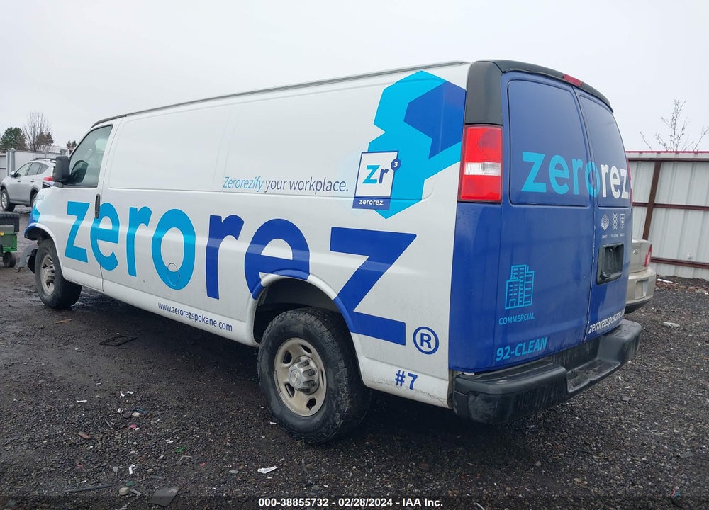 2018 CHEVROLET EXPRESS 3500 WORK VAN VIN: 1GCZGHFG3J1178003