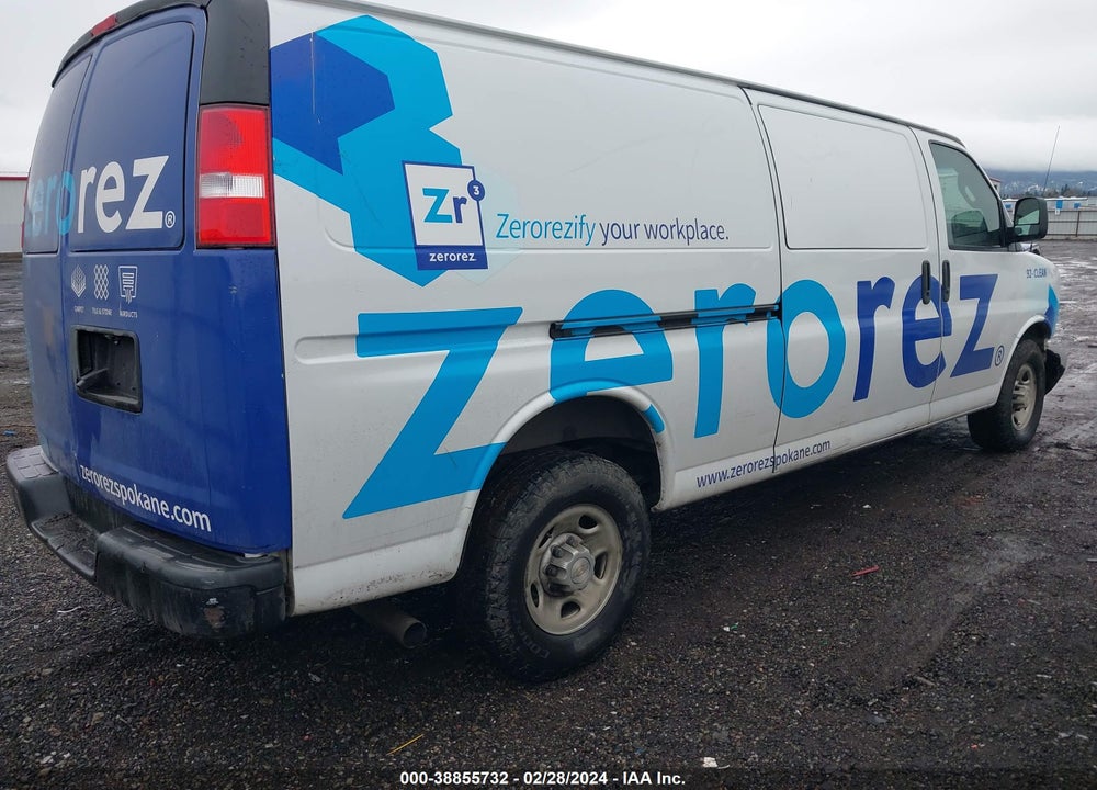 2018 CHEVROLET EXPRESS 3500 WORK VAN VIN: 1GCZGHFG3J1178003