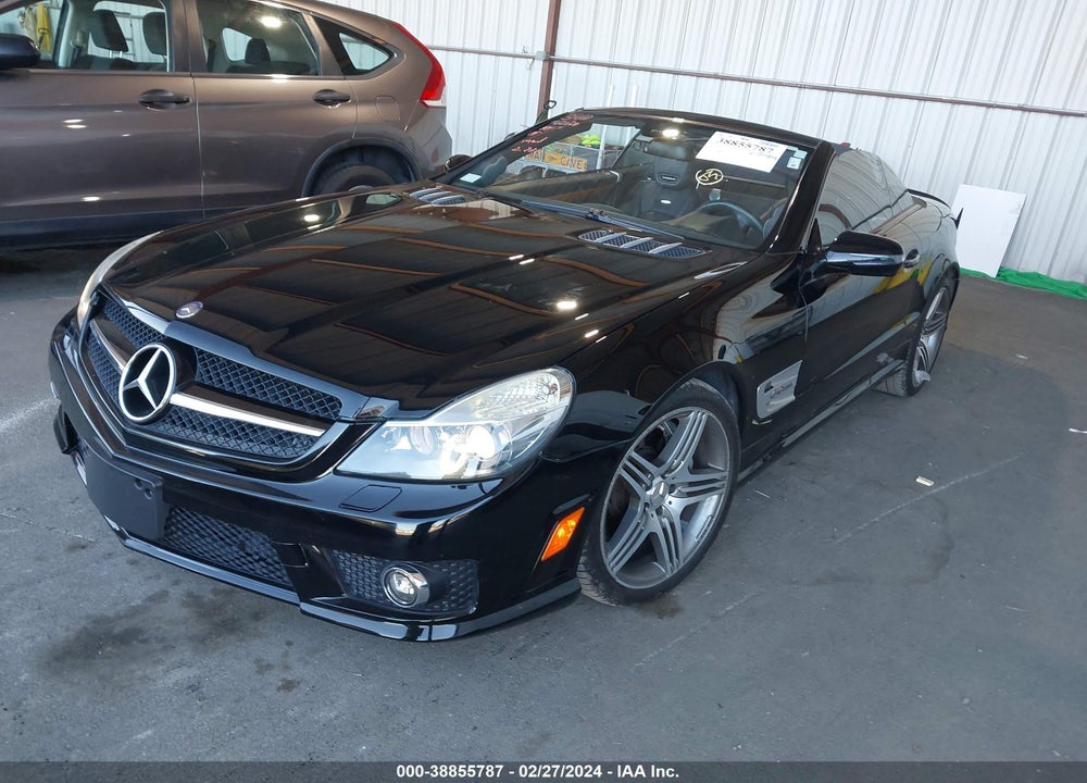 2009 MERCEDES-BENZ SL 63 AMG VIN: WDBSK70F09F145662