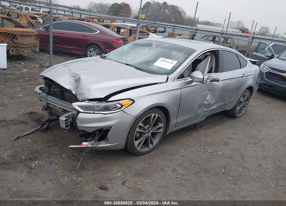 2020 FORD FUSION TITANIUM VIN: 3FA6P0D93LR174413