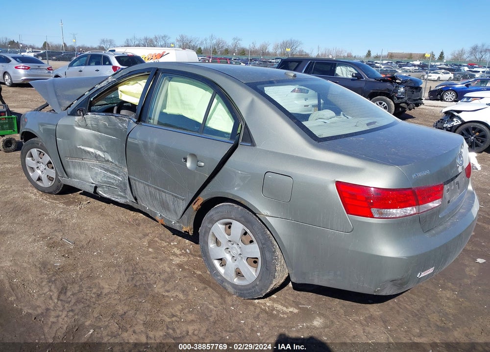 2007 HYUNDAI SONATA GLS VIN: 5NPET46C77H280678