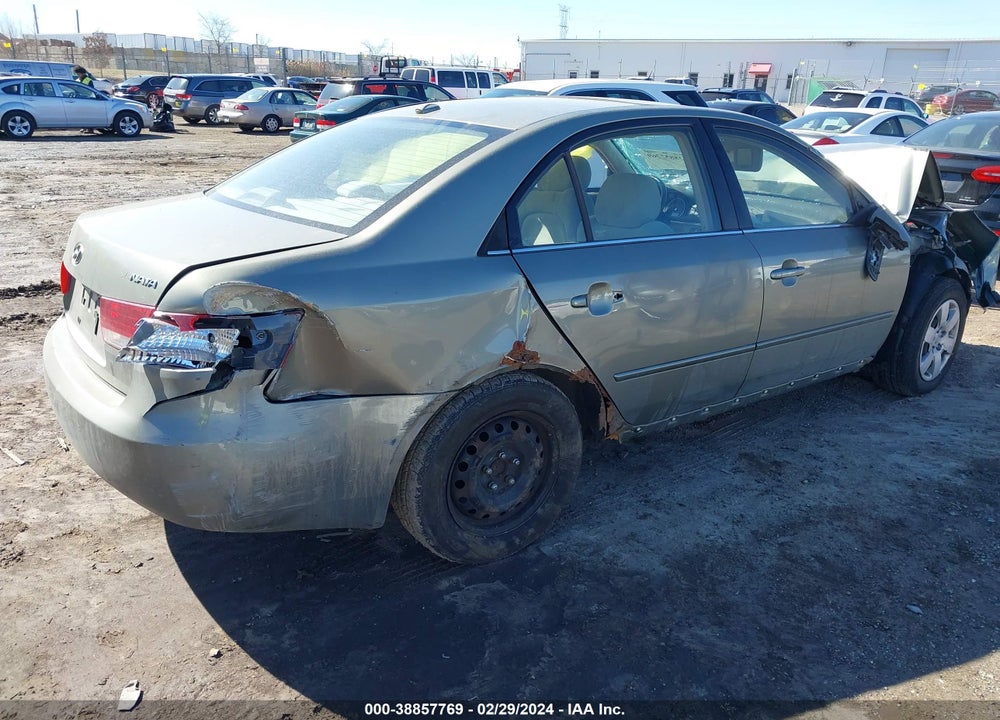 2007 HYUNDAI SONATA GLS VIN: 5NPET46C77H280678