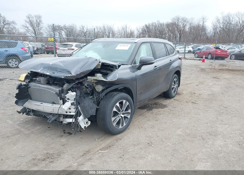 2023 TOYOTA HIGHLANDER XLE VIN: 5TDKDRBH1PS021578
