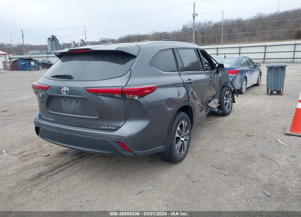 2023 TOYOTA HIGHLANDER XLE VIN: 5TDKDRBH1PS021578