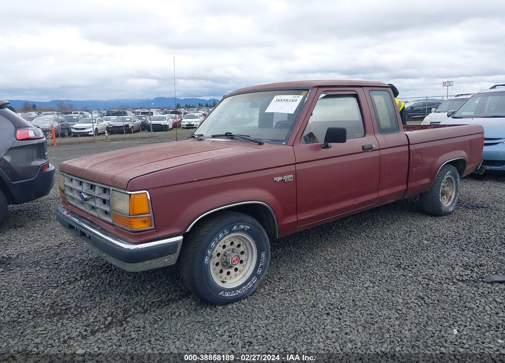 1989 FORD RANGER SUPER CAB VIN: 1FTCR14T6KPA28683