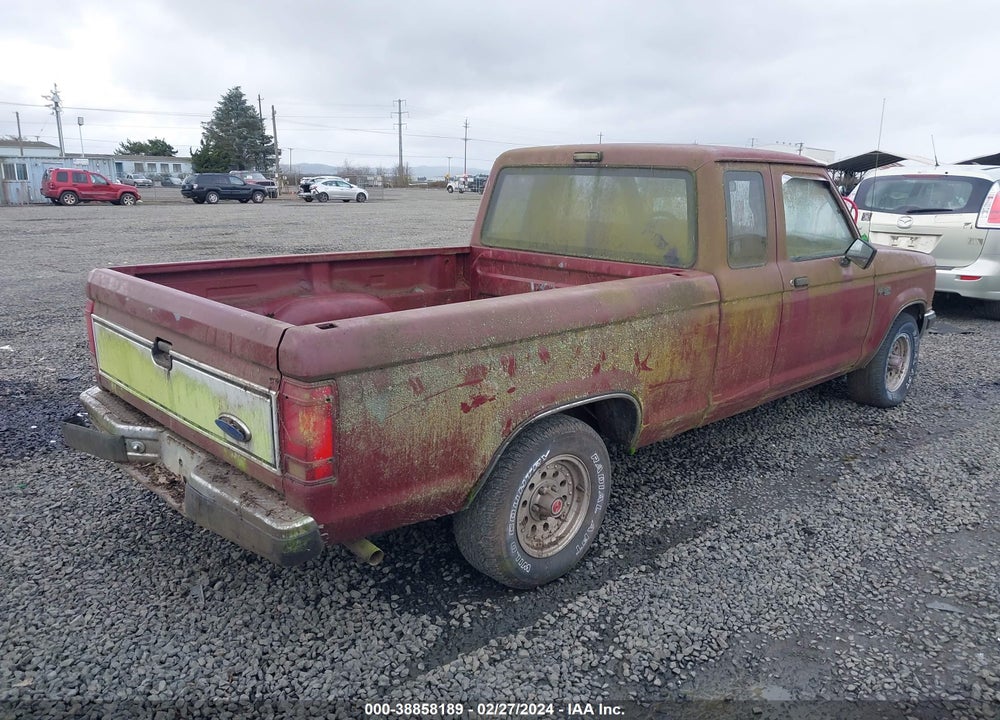 1989 FORD RANGER SUPER CAB VIN: 1FTCR14T6KPA28683