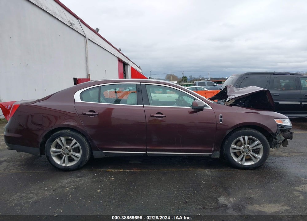 2009 LINCOLN MKS VIN: 1LNHM94R59G624848