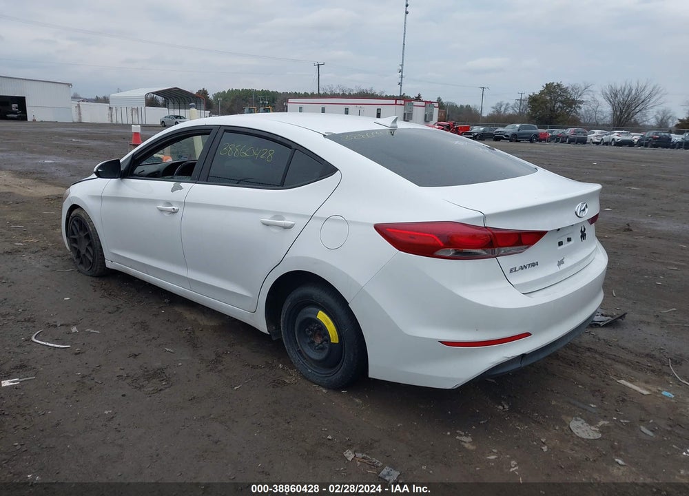 2017 HYUNDAI ELANTRA SE VIN: 5NPD84LF4HH023409