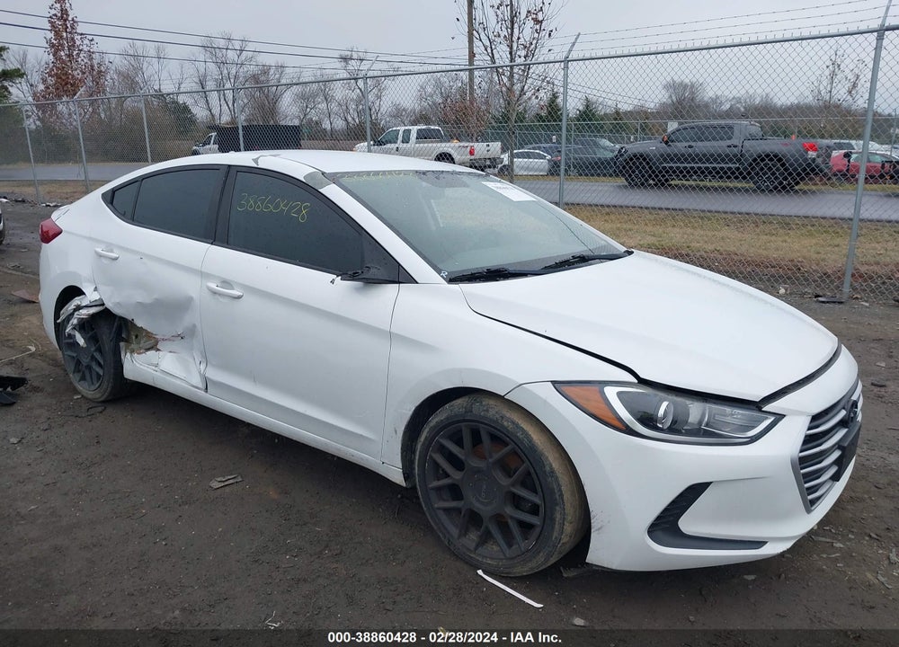 2017 HYUNDAI ELANTRA SE VIN: 5NPD84LF4HH023409