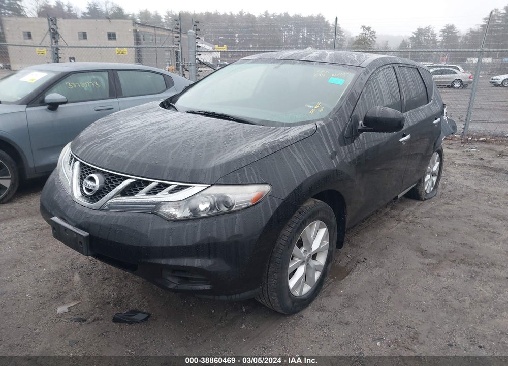 2012 NISSAN MURANO S VIN: JN8AZ1MW4CW213747