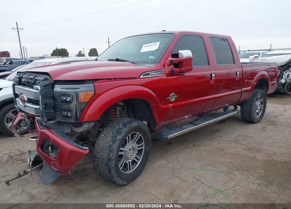 2016 FORD F-250 LARIAT VIN: 1FT7W2BT2GEC41507