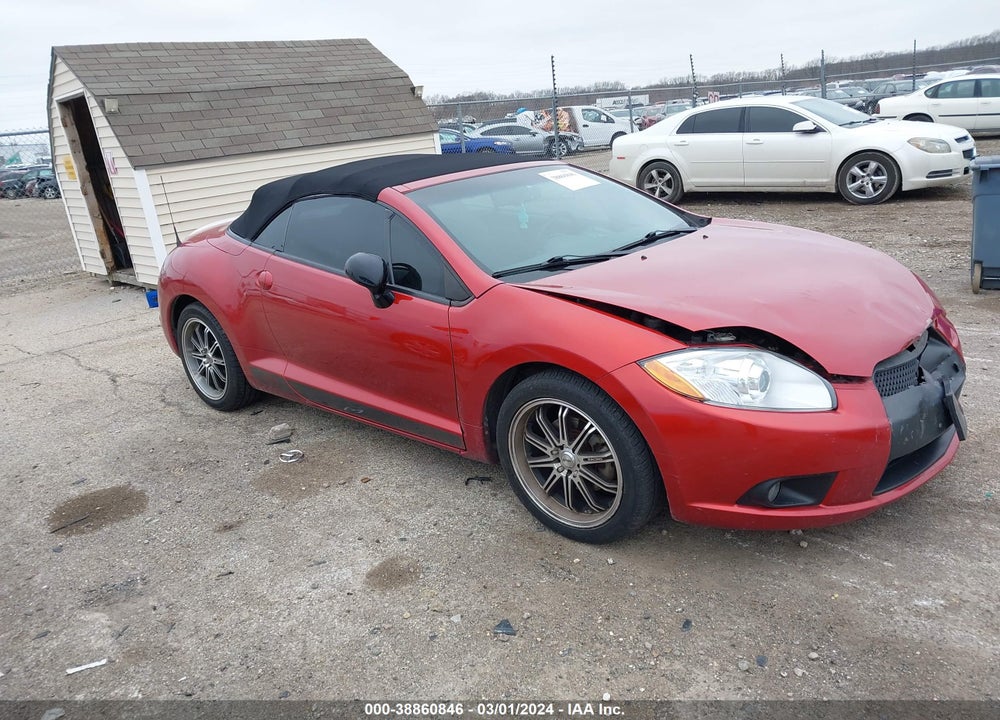 2012 MITSUBISHI ECLIPSE SPYDER GS SPORT/SE VIN: 4A37L5EF8CE008240