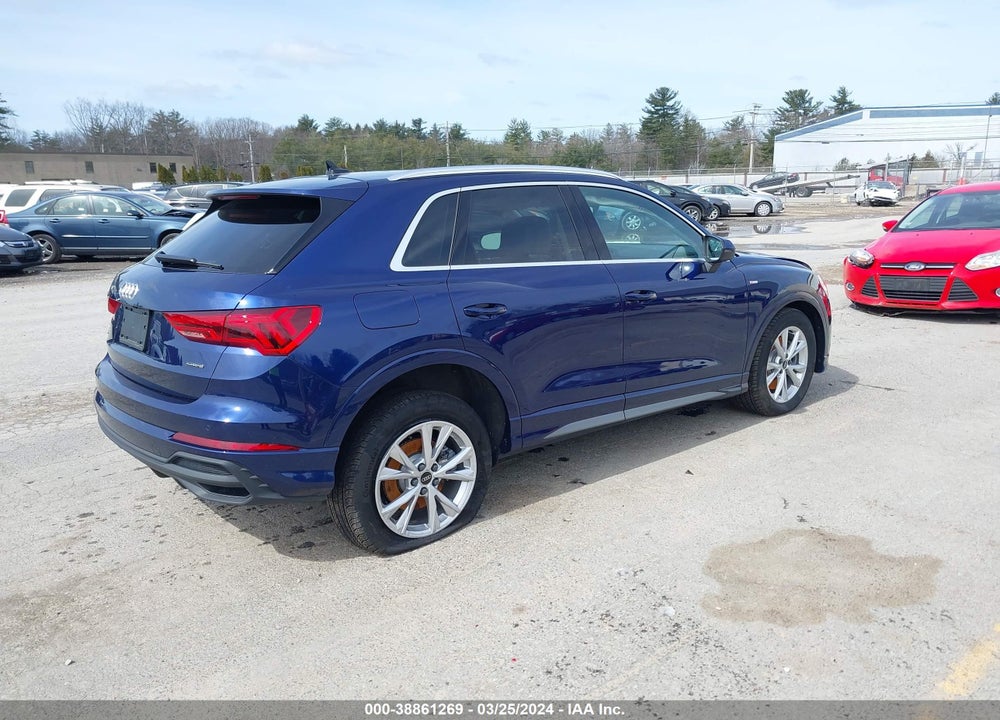 2024 AUDI Q3 PREMIUM PLUS 45 TFSI S LINE QUATTRO TIPTRONIC VIN: WA1EECF3XR1040825