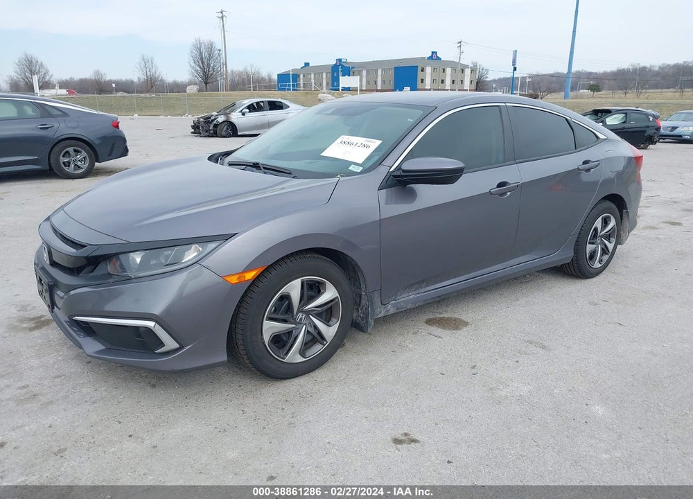 2019 HONDA CIVIC LX VIN: 19XFC2F63KE001419
