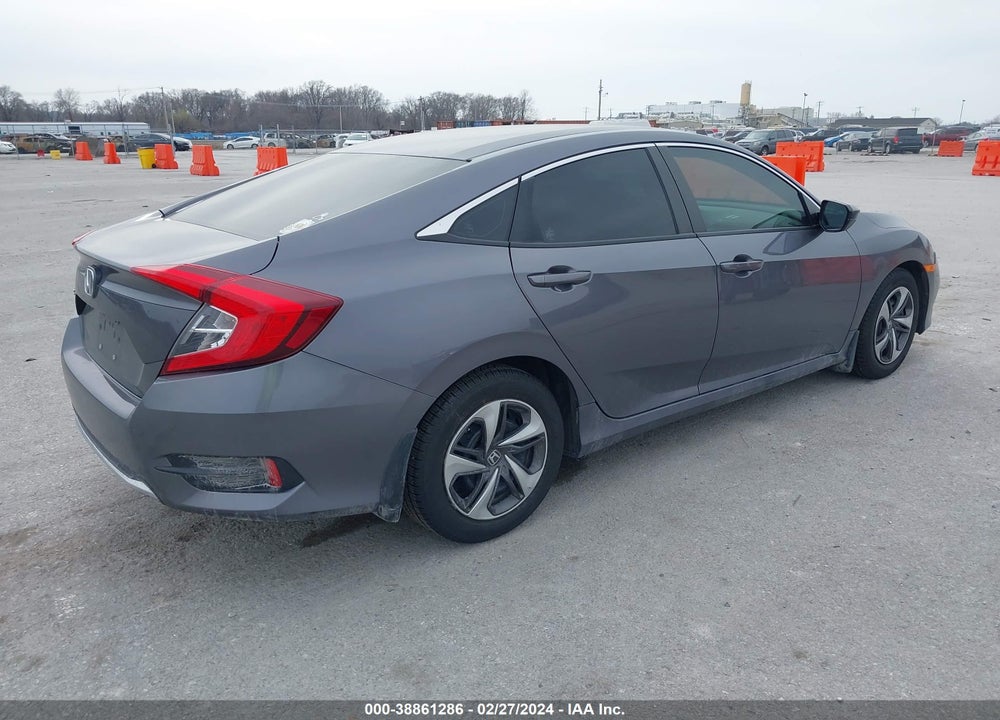 2019 HONDA CIVIC LX VIN: 19XFC2F63KE001419
