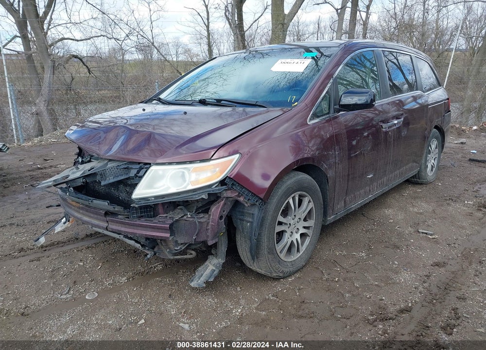 2012 HONDA ODYSSEY EX-L VIN: 5FNRL5H65CB091373