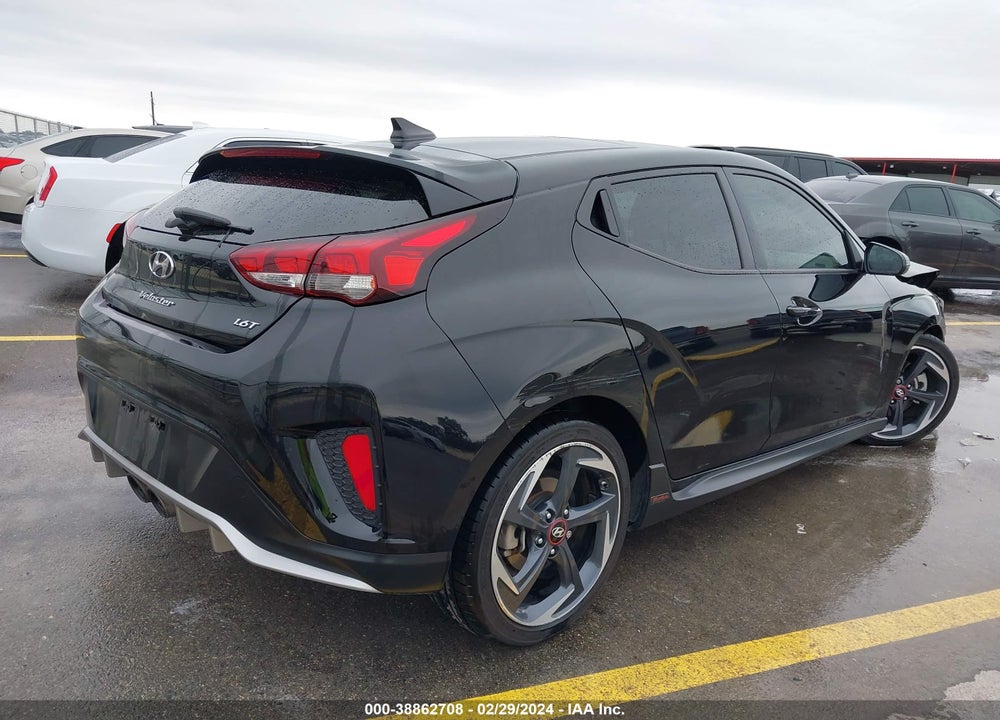 2019 HYUNDAI VELOSTER TURBO VIN: KMHTH6AB4KU006979