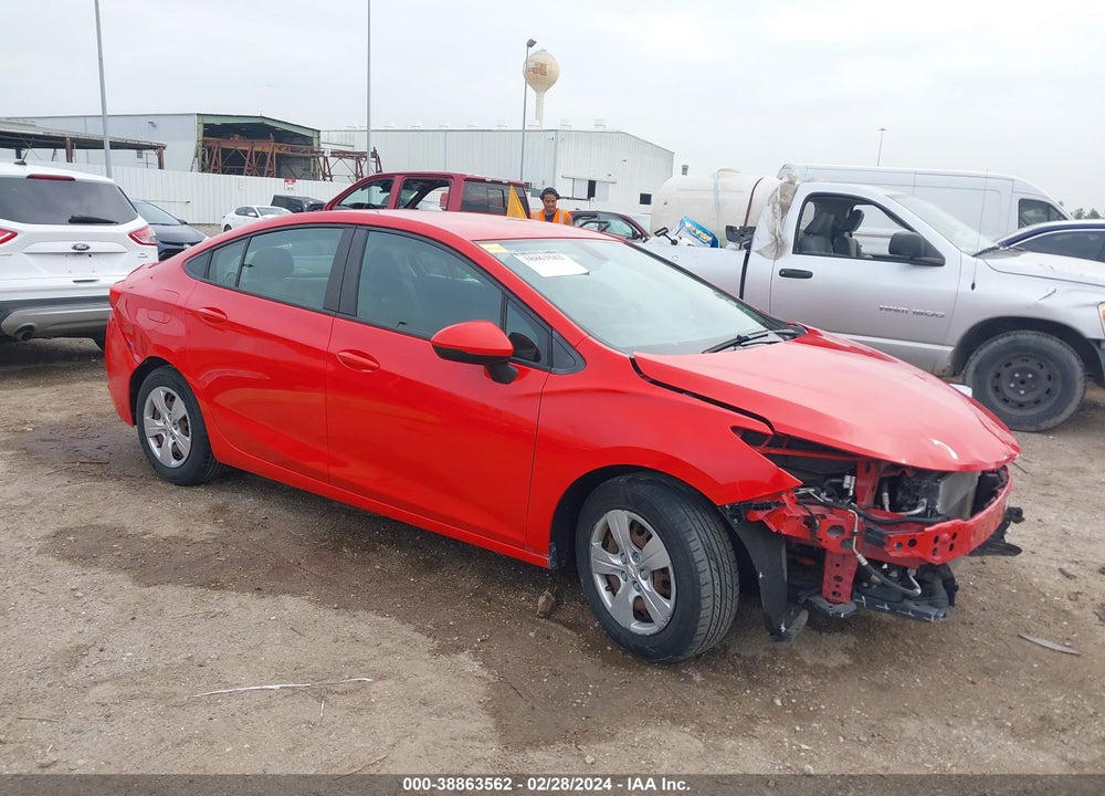 2017 CHEVROLET CRUZE LS AUTO VIN: 1G1BC5SM3H7210388