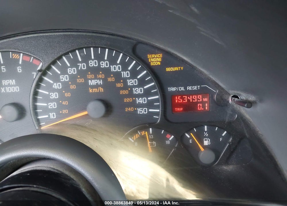 1999 PONTIAC FIREBIRD TRANS AM VIN: 2G2FV22G7X2223313