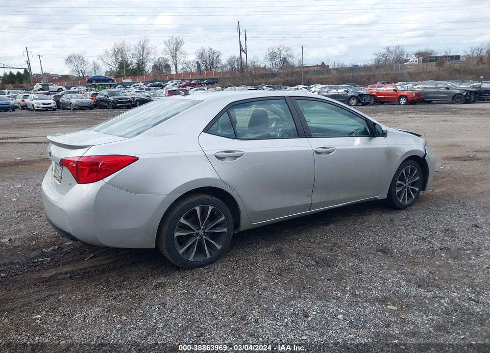 2018 TOYOTA COROLLA SE VIN: 2T1BURHE6JC008807