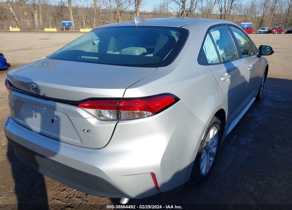 2024 TOYOTA COROLLA LE VIN: 5YFB4MDE2RP115325