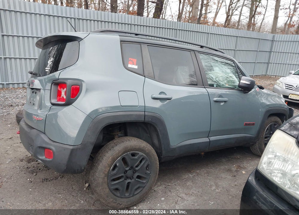 2016 JEEP RENEGADE TRAILHAWK VIN: ZACCJBCT0GPD34223
