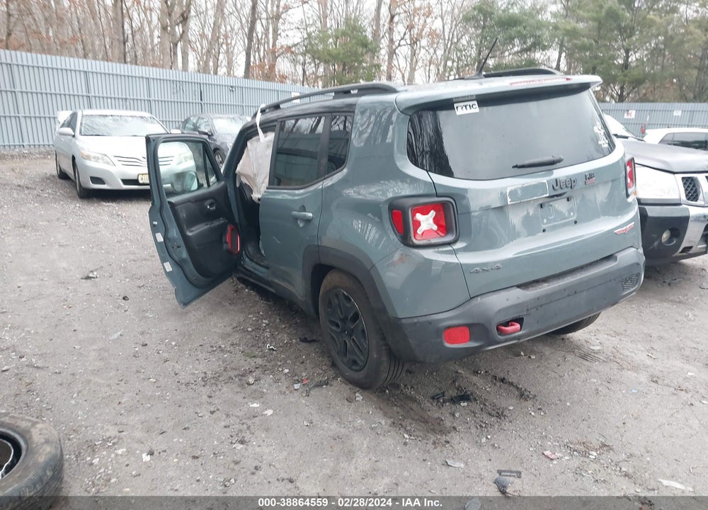 2016 JEEP RENEGADE TRAILHAWK VIN: ZACCJBCT0GPD34223
