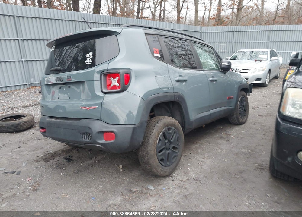 2016 JEEP RENEGADE TRAILHAWK VIN: ZACCJBCT0GPD34223