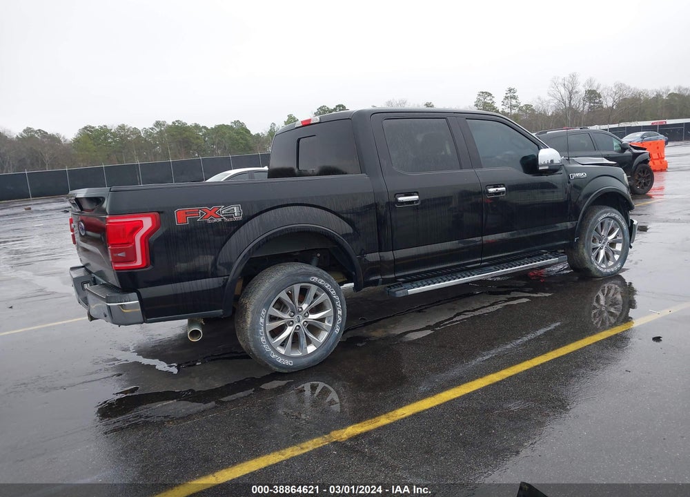 2017 FORD F-150 LARIAT VIN: 1FTEW1EF6HFC56370