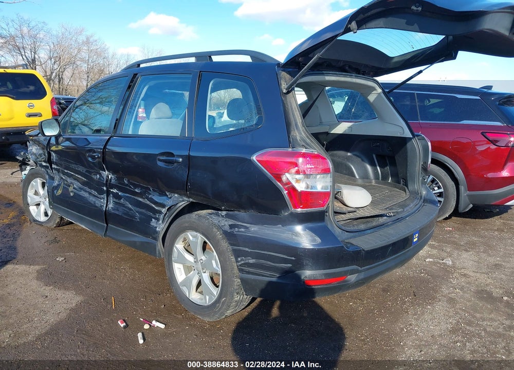 2015 SUBARU FORESTER 2.5I VIN: JF2SJABC8FH571976