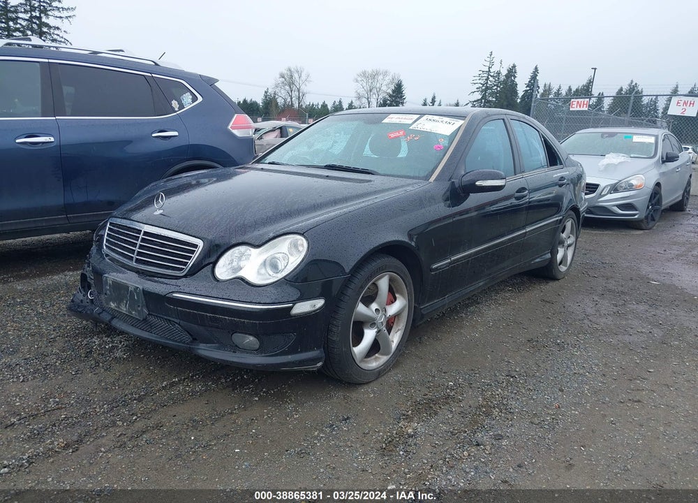 2006 MERCEDES-BENZ C 230 SPORT VIN: WDBRF52H76A894571