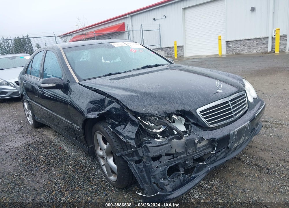 2006 MERCEDES-BENZ C 230 SPORT VIN: WDBRF52H76A894571