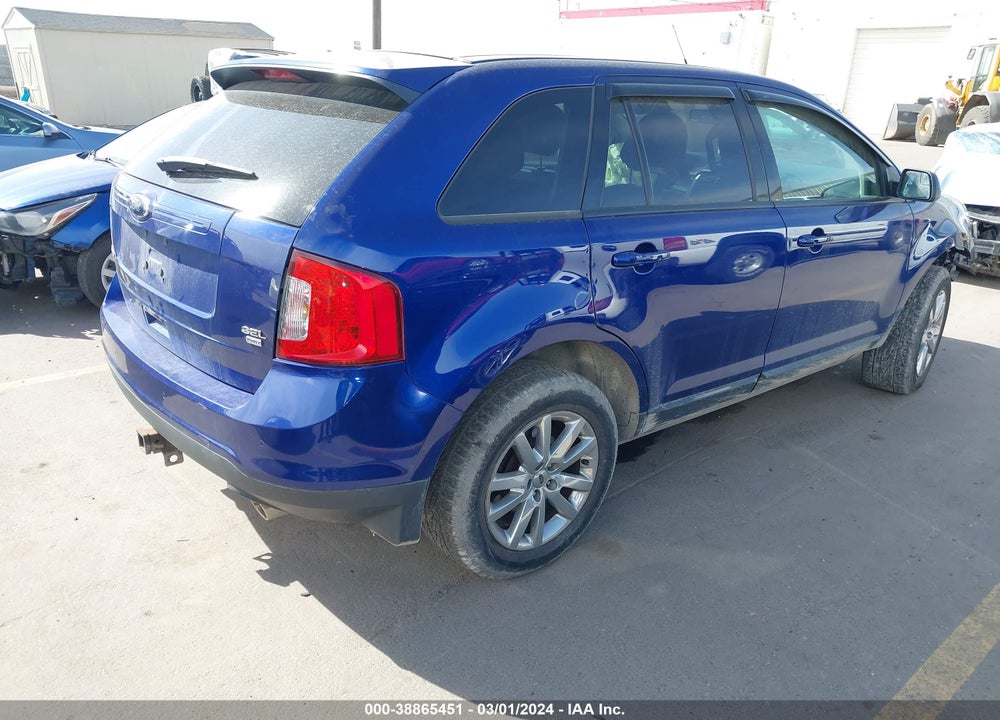 2014 FORD EDGE SEL VIN: 2FMDK4JC0EBA45534