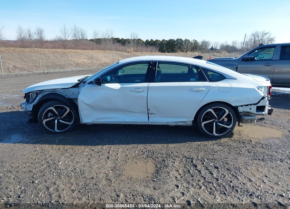2022 HONDA ACCORD SPORT VIN: 1HGCV1F3XNA118808