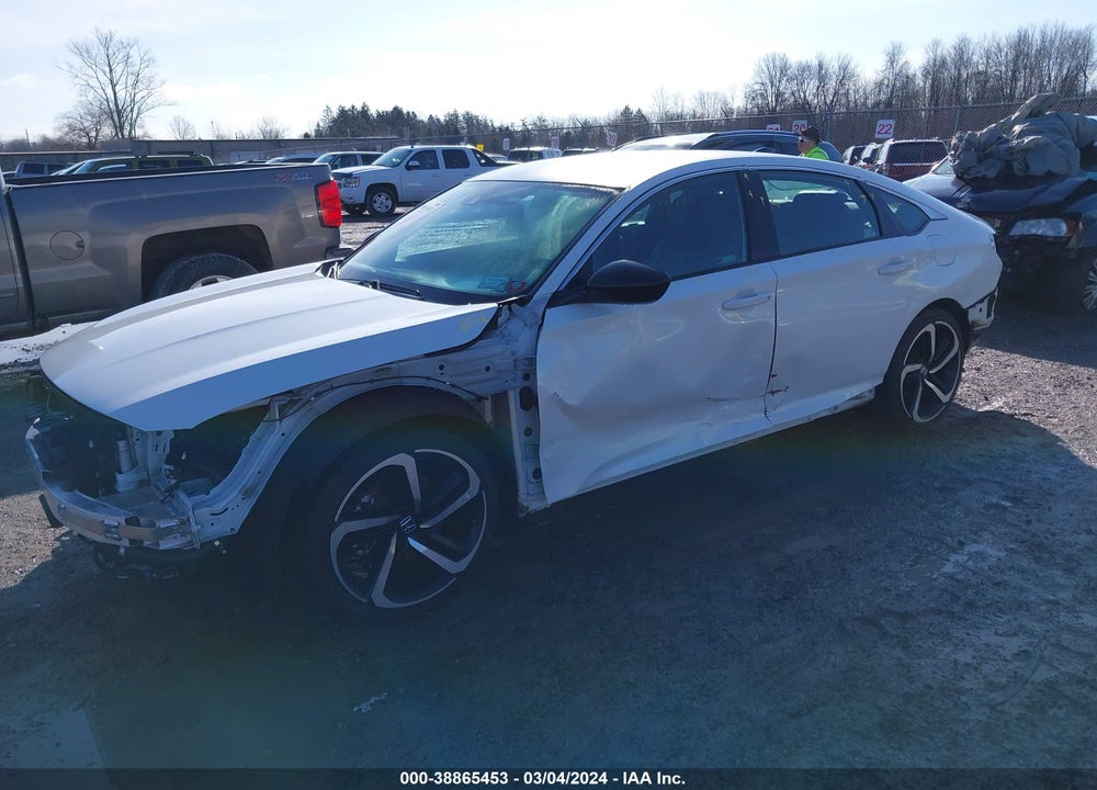 2022 HONDA ACCORD SPORT VIN: 1HGCV1F3XNA118808