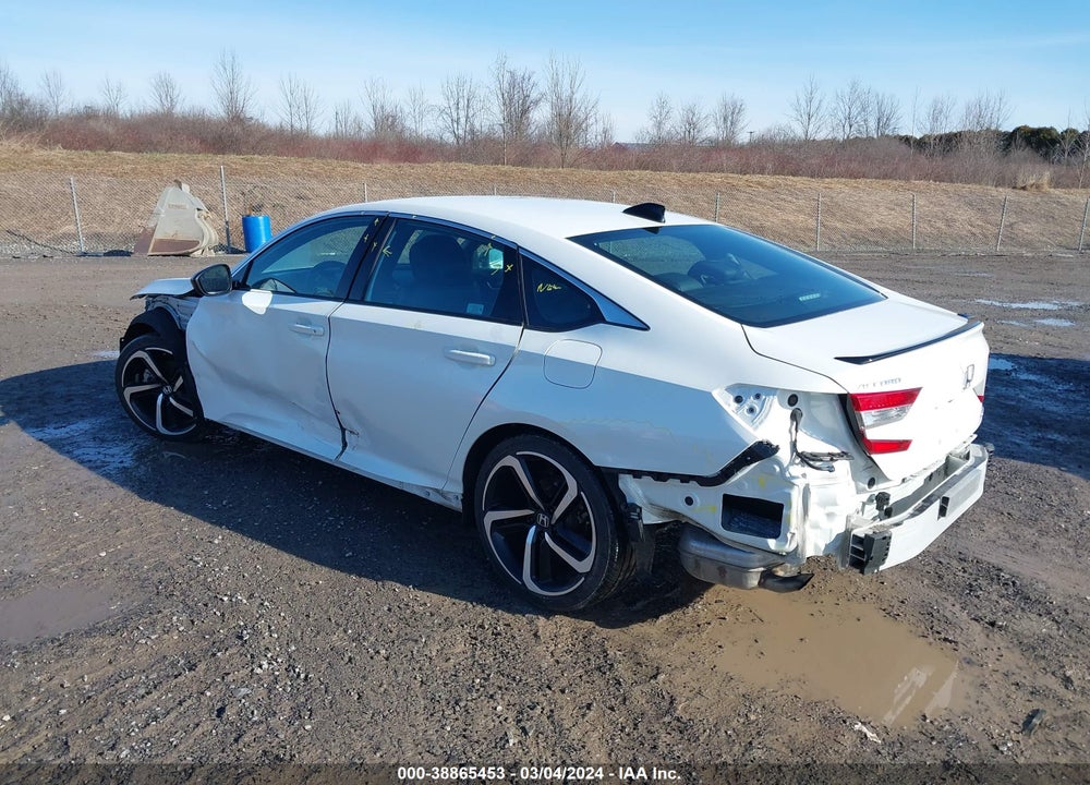 2022 HONDA ACCORD SPORT VIN: 1HGCV1F3XNA118808