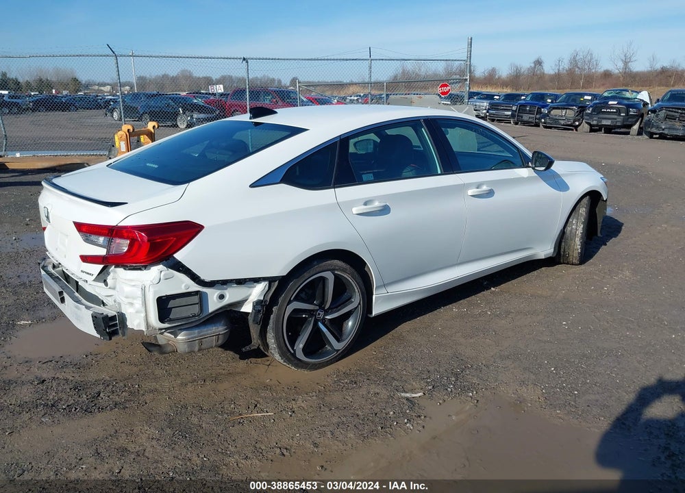 2022 HONDA ACCORD SPORT VIN: 1HGCV1F3XNA118808