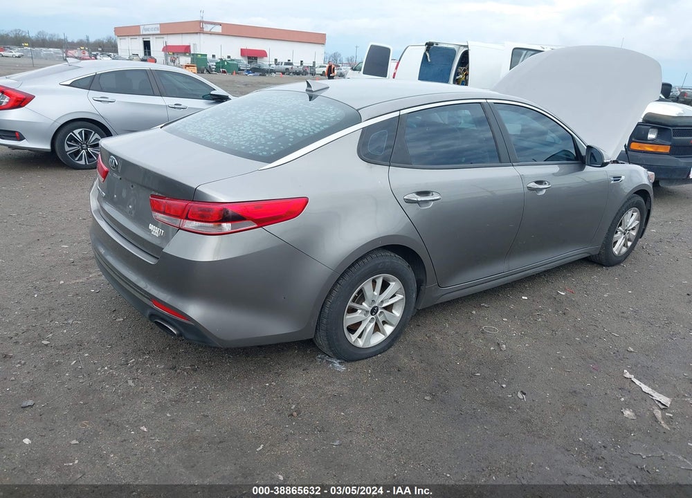 2016 KIA OPTIMA LX VIN: 5XXGT4L37GG116582