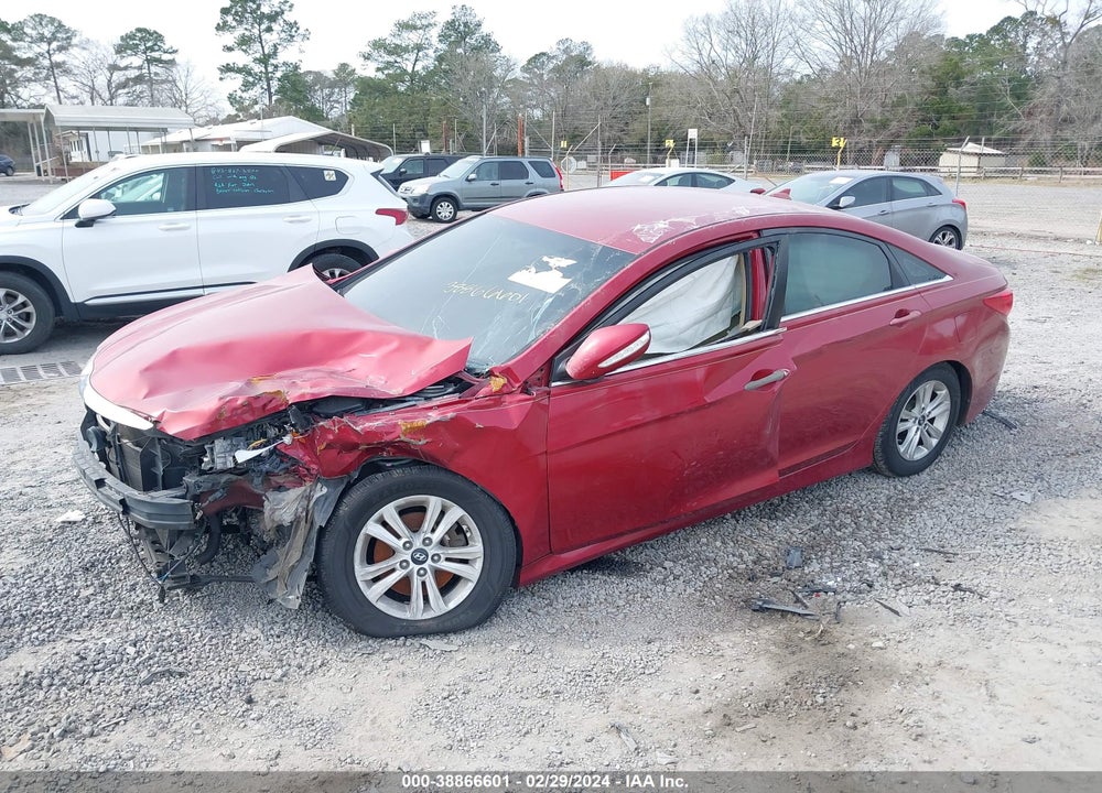 2014 HYUNDAI SONATA GLS VIN: 5NPEB4AC0EH904151
