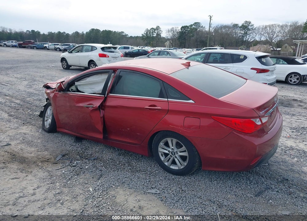 2014 HYUNDAI SONATA GLS VIN: 5NPEB4AC0EH904151