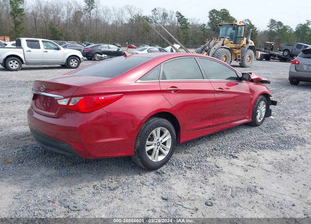2014 HYUNDAI SONATA GLS VIN: 5NPEB4AC0EH904151